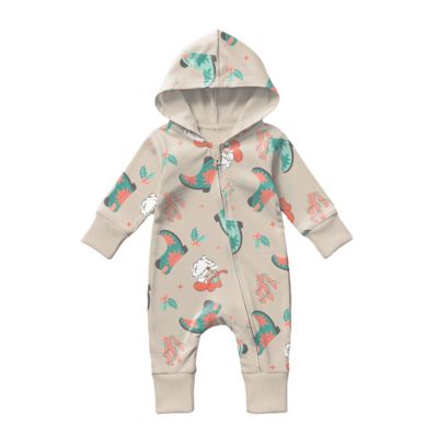 Goodie Two Sleeves Toddler Onesie Holiday Cowboy Sleeper Pajamas