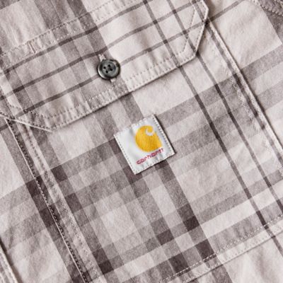 Image showing 7 th Carhartt Fort Loose SS Plaid Shirt