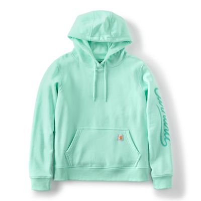 Image showing 0 th Carhartt Women's Sawyer Script Logo Hooded Sweatshirt