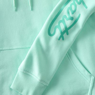 Image showing 7 th Carhartt Women's Sawyer Script Logo Hooded Sweatshirt