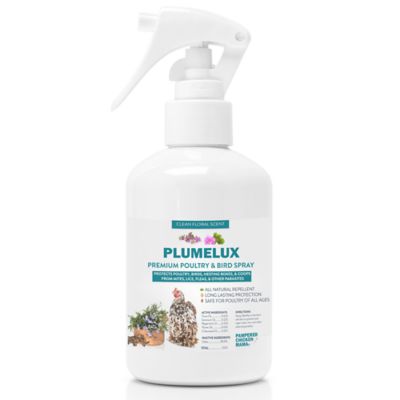 Image showing  PlumeLux Premium Poultry Feather Spray - Deter Mites, Lice, & Fleas