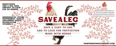 Image showing  SaveALeg - Herbal Leg Salve For Scaly Leg Mites