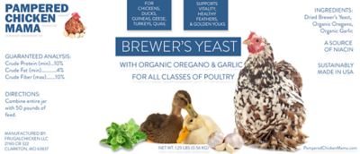 Image showing  Brewer's Yeast with Garlic, Oregano and Echinacea For Adult Chickens, Baby Chicks, Ducks & Ducklings, BY8