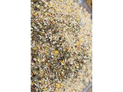 Image showing  Herbal Non-GMO Chick Starter and Grower Feed With Oregano & Garlic For Baby Chicks