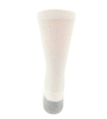 Image showing  Men's Cushioned Crew Socks, White/Gray, 10 Pairs