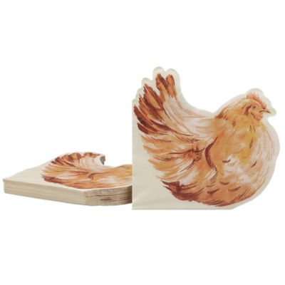 Image showing  Rooster Napkins, 6.5 in., 25 pk.