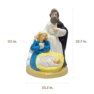 Image showing  32 in. Nativity Christmas Blow Mold