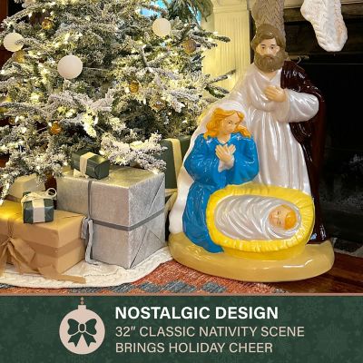 Image showing  32 in. Nativity Christmas Blow Mold