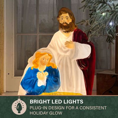 Image showing 5 th Fraser Hill Farm 32 in. Nativity Christmas Blow Mold