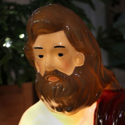 Image showing 8 th Fraser Hill Farm 32 in. Nativity Christmas Blow Mold