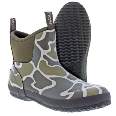 Image showing 5 th Field & Stream Men's Deck Rubber Low Waterproof Boots