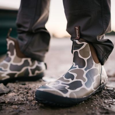 Image showing 6 th Field & Stream Men's Deck Rubber Low Waterproof Boots