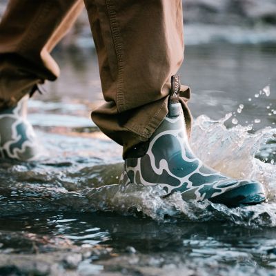 Image showing 8 th Field & Stream Men's Deck Rubber Low Waterproof Boots