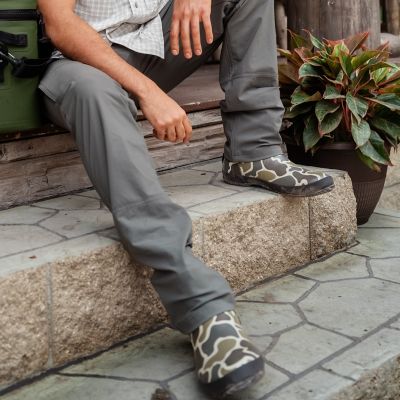 Image showing 7 th Field & Stream Men's Deck Rubber Low Waterproof Boots