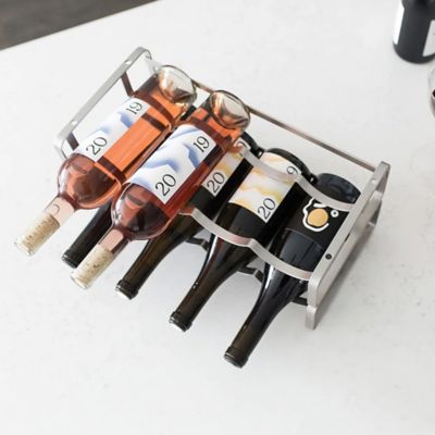 Image showing  Stackable Steel Wine Rack