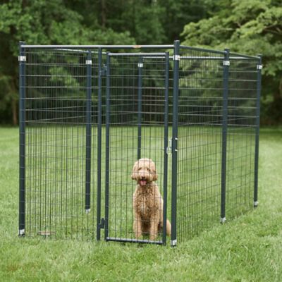 Image showing  6 ft. x 5 ft. x 10 ft. Expandable Welded Wire Dog Kennel