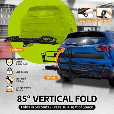 Image showing 5 th Uriah Products EZ-Fold Platform 2-Ebike Rack