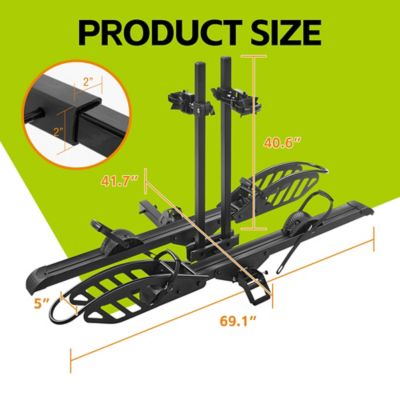 Image showing 7 th Uriah Products EZ-Fold Platform 2-Ebike Rack