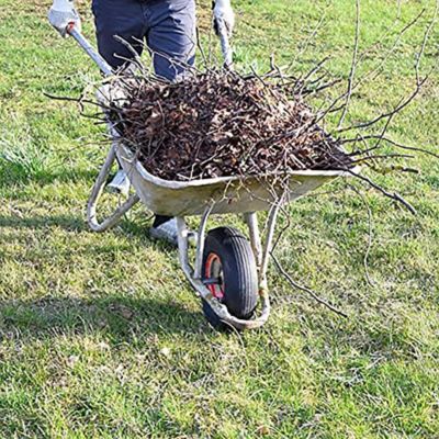 Image showing  Wheelbarrow Tire 4.80/4.00-8 Flat-Free with 3/4 and 5/8 Bearing