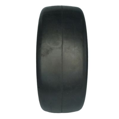 Image showing 5 th Ogracwheel Solid Rubber 13x5.00-6 Flat Free Tire with 3/4 and 5/8 Bearings-3-6 in. Center Hub Set of 2