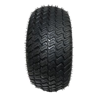 Image showing 6 th Ogracwheel 18x9.50-8 Lawn Mower Tires with 4 Lug 8 in.x 7 in. Wheel-2.83 in. Central Hole-4PR-1000 lb. Capacity, 2 pc.