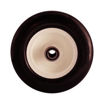 Image showing 6 th Ogracwheel 8x3.00-4 Flat Free Tire with 3/4 and 5/8 Bearings-3.25-4.75 in. Center Hub Set of 2