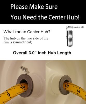 Image showing  Flat Free 16x5.00-8 Tire with 1 in. Bearings-3 in. Center Hub Turf Tread
