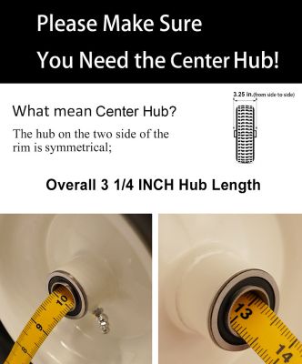 Image showing  13x5.00-6 Flat Free Zero Turn Tires with 3/4 5/8 and 1/2 in. Bearings-3.25-6 in. Center Hub Set of 2