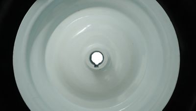 Image showing  4.80/4.00-8 Tiller Tire with 3/4 Bore and Keyway-3 1/8 in. Center Hub