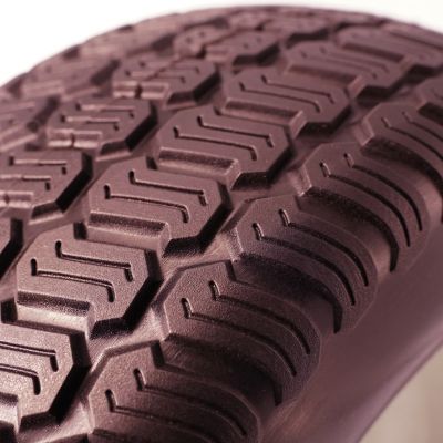 Image showing  Flat Free Turf Tread Tire 13x5.00-6 with 3/4 and 5/8 Bearings-3 in. Center Hub