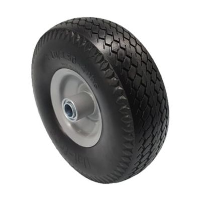 Image showing 5 th Ogracwheel Flat Free 4.10/3.50-4 Tire with 3/4 and 5/8 Bore-3.0 in. Center Hub 10 in. Tire Set of 2