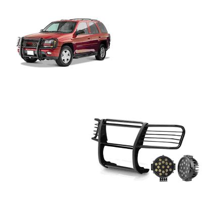 Black Horse Off Road Grille Guard Kit Modular Black, Fits 2002-2009 Chevrolet Trailblazer2002-2006 Chevrolet Trailblazer EXT