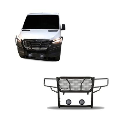 Black Horse Off Road Rugged Heavy Duty Grille Guard Kit Modular Black Fits 07-20 Dodge/ Mercedes Sprinter/ 07-16 Freightliner
