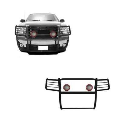 Black Horse Off Road Grille Guard Kit Modular Black Fits 2007-2013 GMC Sierra 1500, Excludes Denali