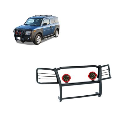 Black Horse Off Road Grille Guard Kit Modular Black Fits 2003-2008 Honda Element Excludes SC Model