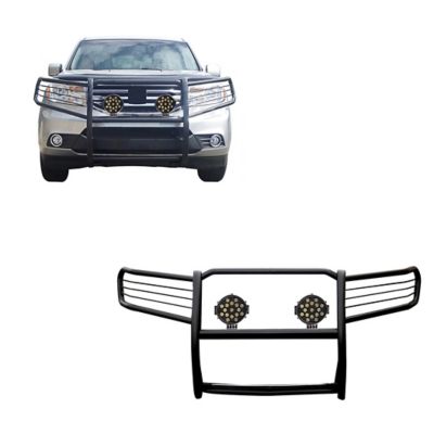 Black Horse Off Road Grille Guard Kit Modular Black, Fits 2009-2015 Honda Pilot