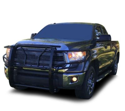 Black Horse Off Road Heavy Duty Grille Guard Kit Fits 2007-2021 Toyota Tundra, 2008-2020 Toyota Sequoia, RU-TOTU07-B-PLFR