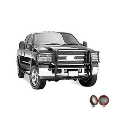 Image showing  Grille Guard Kit Modular Black Fit 1999-07 Ford F-250 Super Duty, 1999-04 Ford F-350/F-450/F-550 Super Duty