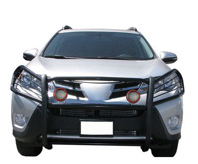 Black Horse Off Road Grille Guard Kit Modular Black Fits 2006-2018 Toyota RAV4