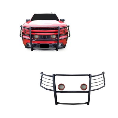 Black Horse Off Road Grille Guard Kit Modular Black fits 19-21 Chevrolet Silverado 150022-22 Chevrolet Silverado 1500 LTD