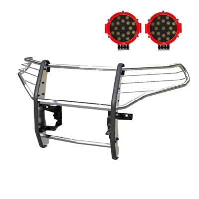 Black Horse Off Road Grille Guard Kit Modular Stainless Steel Fit 2020-2024 Ford Explorer