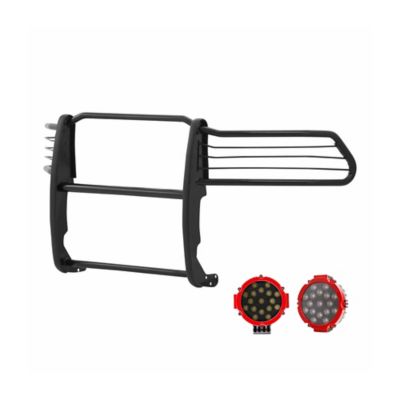 Black Horse Off Road Grille Guard Kit Modular Black Fits 10-18 Ram 2500 11-18 Ram 3500 ExclRebel & Warlock Trims