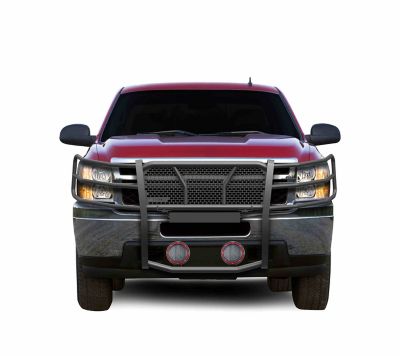 Image showing  Rugged Heavy Duty Grille Guard Kit Modular Black Fits 2007-2013 Chevrolet Silverado 1500.