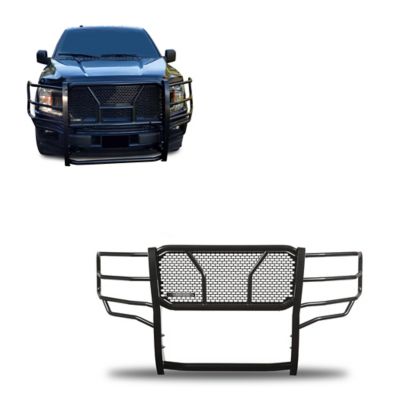 Black Horse Off Road Rugged Heavy Duty Grille Guard Modular Black Fits 2015-2020 Ford F-150 ( Excl. 2020 Diesel Models )