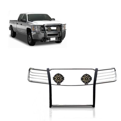 Black Horse Off Road Grille Guard, Modular Stainless Steel Fits 14-18 Chevrolet Silverado 1500, 19 Chevrolet Silverado 1500 LD