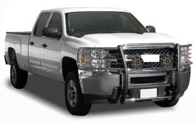 Image showing  Grille Guard, Modular Stainless Steel Fits 14-18 Chevrolet Silverado 1500, 19 Chevrolet Silverado 1500 LD