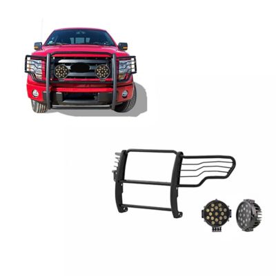 Black Horse Off Road Grille Guard Kit Modular Black, Fits 2009-2014 Ford F-150, Excl. 10-14 F150 Raptor Models