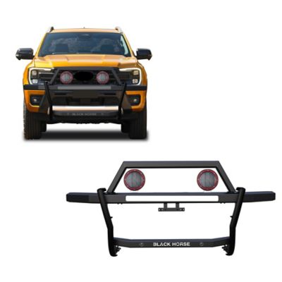 Black Horse Off Road Rambler Grille Guard Kit Modular Black fits 2019-2023 Ford Ranger, RAGF10-PLFR