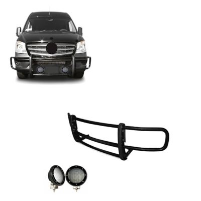 Black Horse Off Road Spartan Grille Guard Kit Modular Black fits 07-18 Sprinter, 17D501MA-PLFB
