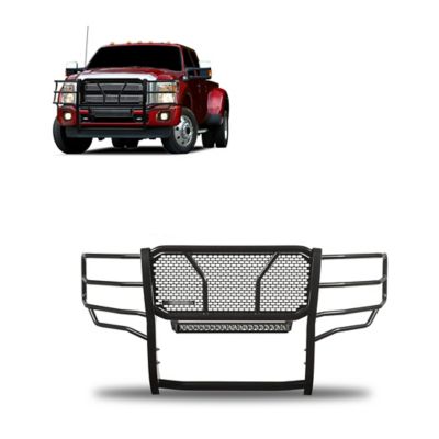 Black Horse Off Road Rugged Heavy Duty Grille Guard Modular Black Fits 11-16 Ford F-250 /F-350/F-450 /F-550 Super Duty